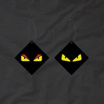 Carregar imagem no visualizador da galeria, Ambientadores Temáticos olhos amarelos zangados cheiro carro automóvel