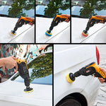 Carregar imagem no visualizador da galeria, Kit Esponjas Polimento em utilização, polição do capô de um carro, de forma a proteger o automóvel