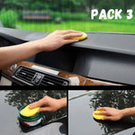 Carregar imagem no visualizador da galeria, Aplicador simples para limpeza interior e exterior automóvel ideal para cera, polimento, selante