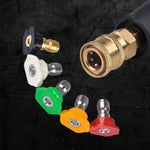 Carregar imagem no visualizador da galeria, pistola de alta pressão para lavagem automóvel com várias opções de bicos de pulverização para uma limpeza fácil e pormenorizada