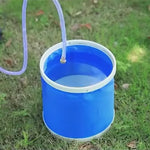 Carregar e reproduzir vídeo no visualizador da Galeria, vídeo explicativo de como utilizar a Mangueira Elétrica Portátil para lavar o carro, encher um balde com água, colocar o tubo, fazer a ligação e utilizar a pressão da mangueira para a limpeza automóvel