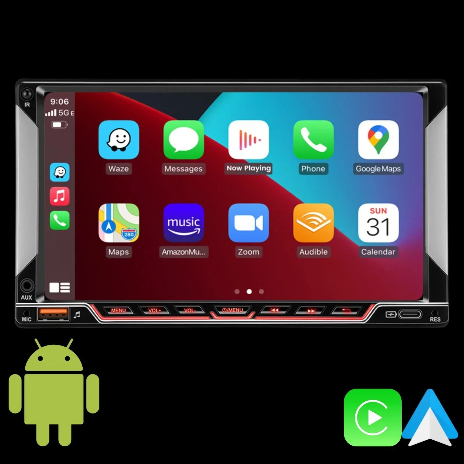 CarPlay D7 da Tec2GO: Moderniza o Teu Carro com Apple CarPlay e Android Auto