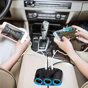 Carregador Isqueiro 8 em 1: Energia para Todos os Teus Dispositivos em Viagem