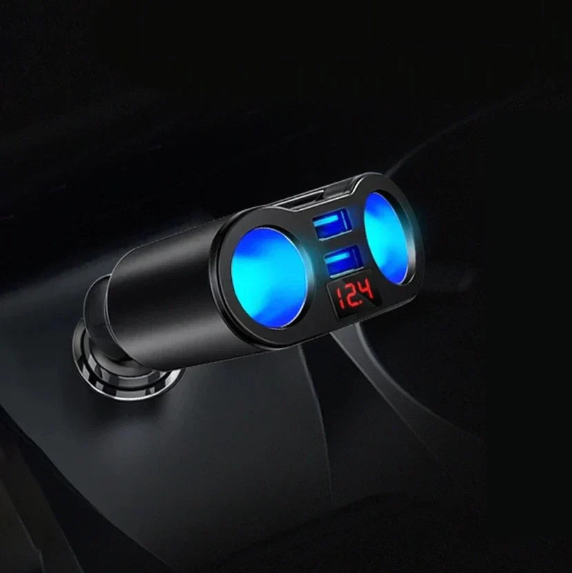 🧩 Carregador Isqueiro Duplo USB: Mantém os Teus Dispositivos Carregados em Viagem
