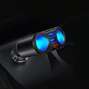 🧩 Carregador Isqueiro Duplo USB: Mantém os Teus Dispositivos Carregados em Viagem