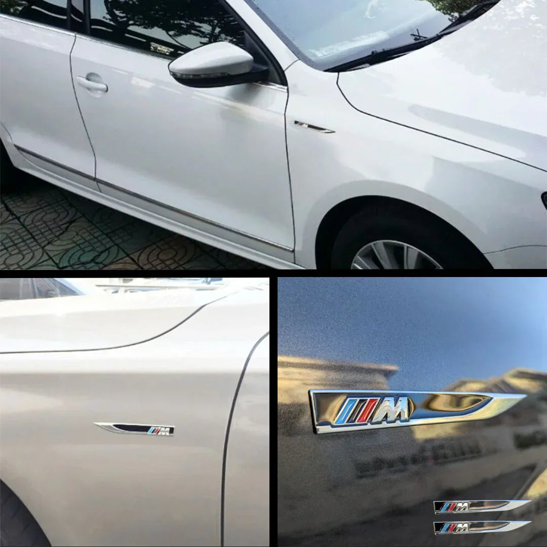Emblema Lateral 3D: Destaque a Sua Marca Automóvel com Elegância