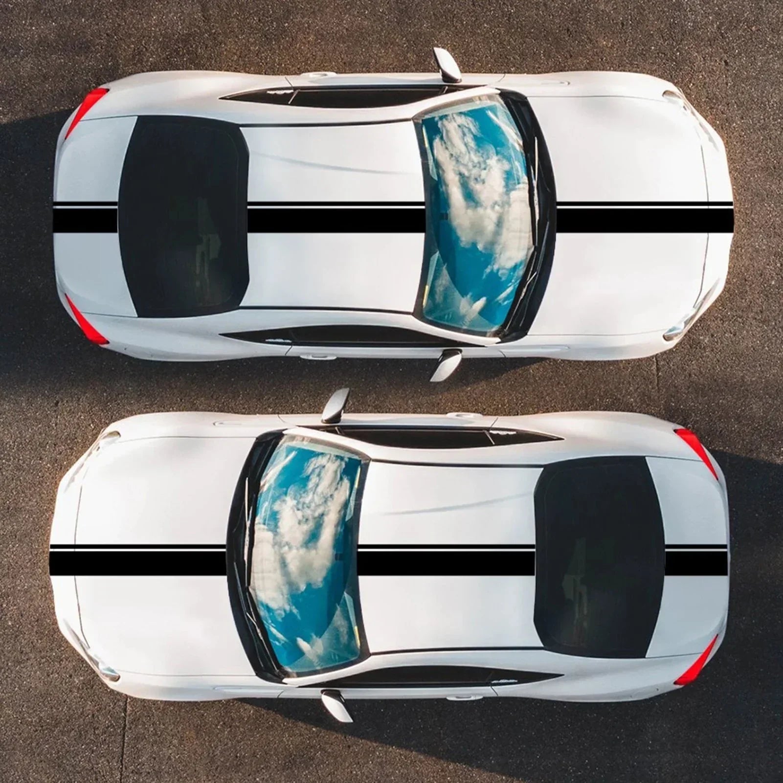 Faixa Desportiva Completa: Transforma o Visual do teu Carro com Estilo e Personalidade