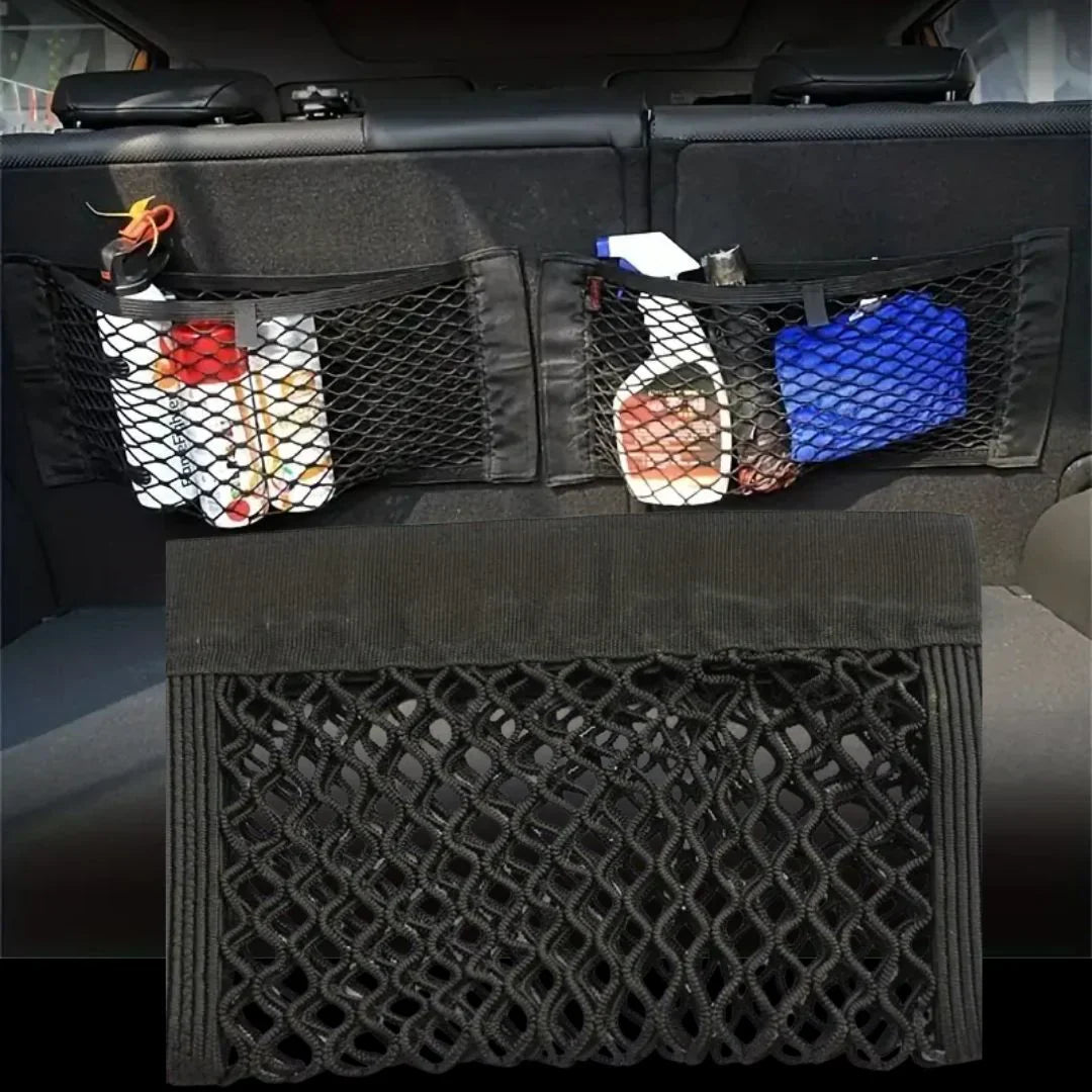 Organizador em Rede para Mala: Mantenha Tudo Arrumado e Seguro na Bagageira