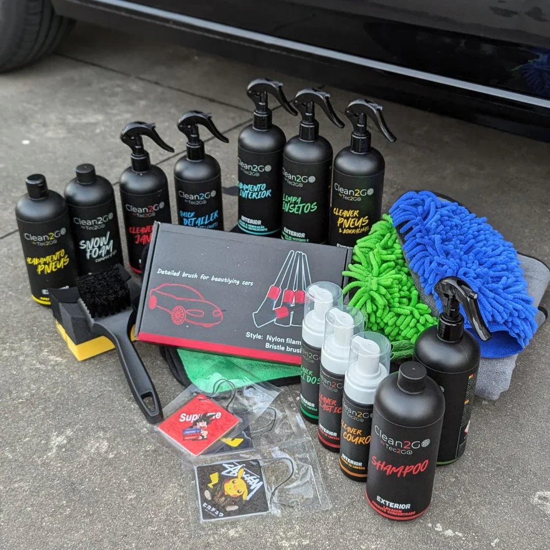 Pack Clean2GO: Tudo o Que Precisas para uma Limpeza Automóvel Eficaz