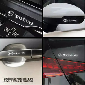 Sticker Metálico com Logótipo: Um Detalhe que Diz Muito