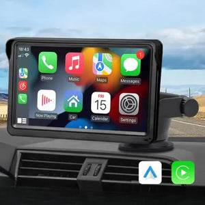 Auto Rádio Portátil com Bluetooth, USB e Rádio FM | Tec2GO