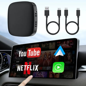 Adaptador 3-em-1 CarPlay: A Revolução para o Teu Carro