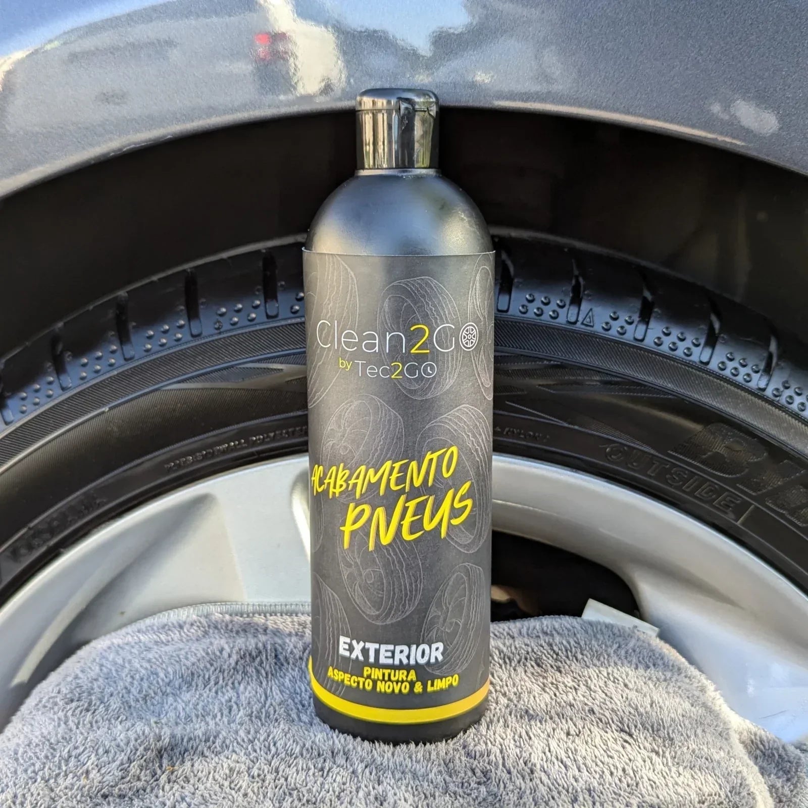Acabamento Pneus: Brilho Intenso e Proteção para os Teus Pneus