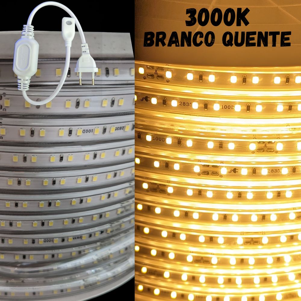 Leds Branco 's LEDs de Alta Voltagem em Branco – Iluminação Personalizável e ...