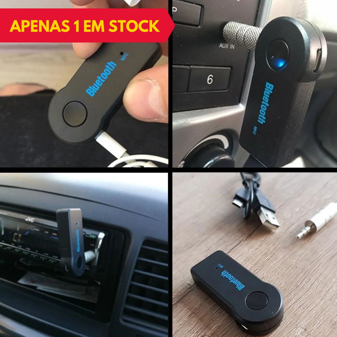 Transmissor Bluetooth AUX - Tec2GO