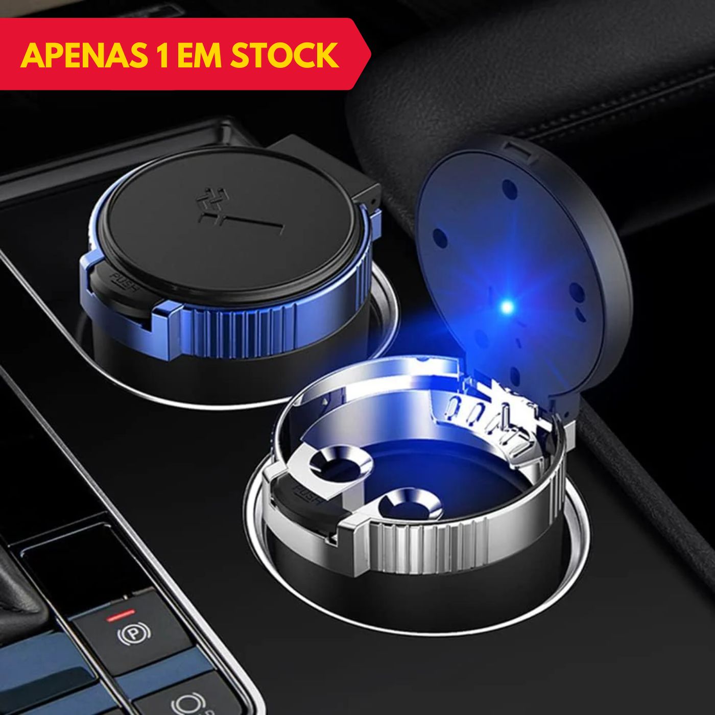 Cinzeiro Portátil LED - Tec2GO