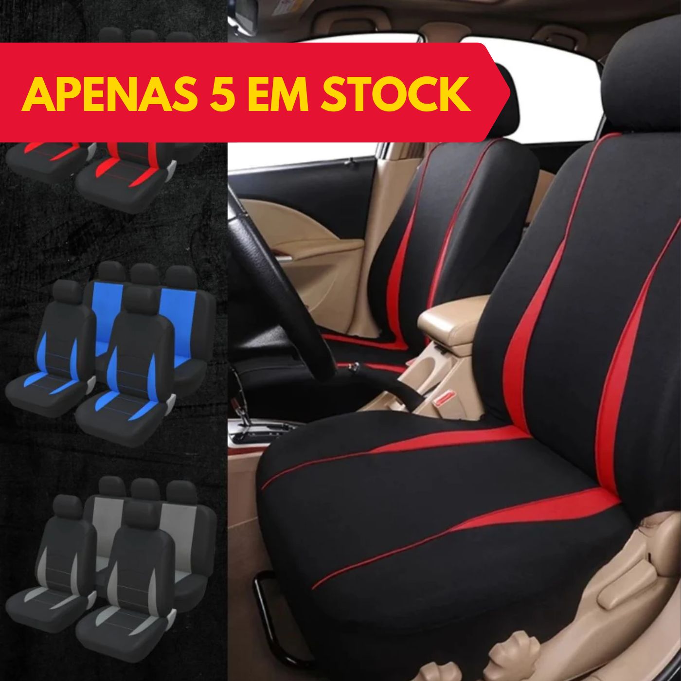 Conjunto Capa para Bancos - Tec2GO