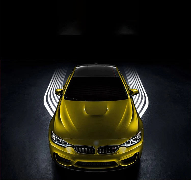 Angel Wings LED Boas-Vindas exemplo bmw carro desportivo tuning iluminação exterior
