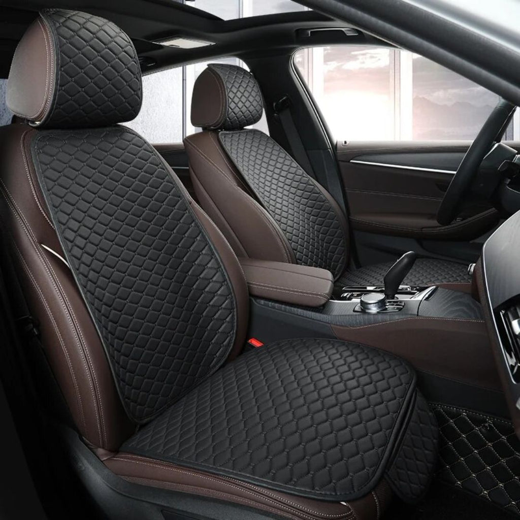 Interior de veículo completo com capas de bancos universais pretas de alta qualidade carro automóvel