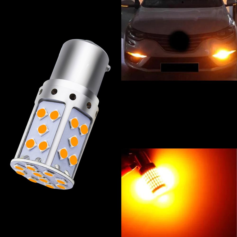 Lâmpadas de Direção LED para os piscas exemplo no carro e ao perto