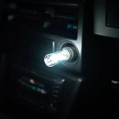 luz ambiente retro usb várias cores branco com controlo touch no carro automóvel