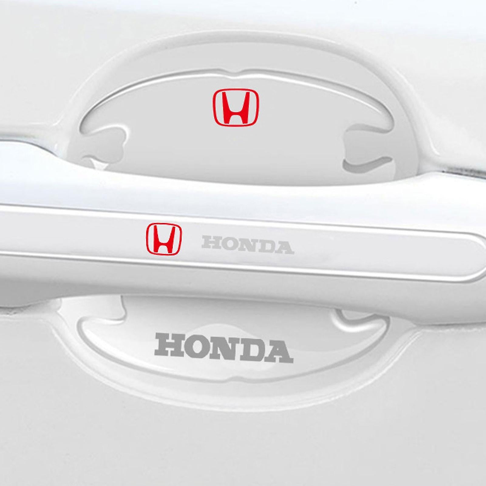 Proteção Anti-Riscos com Logótipo em Gel para os puxadores de porta transparentes com a marca honda para carro automóvel