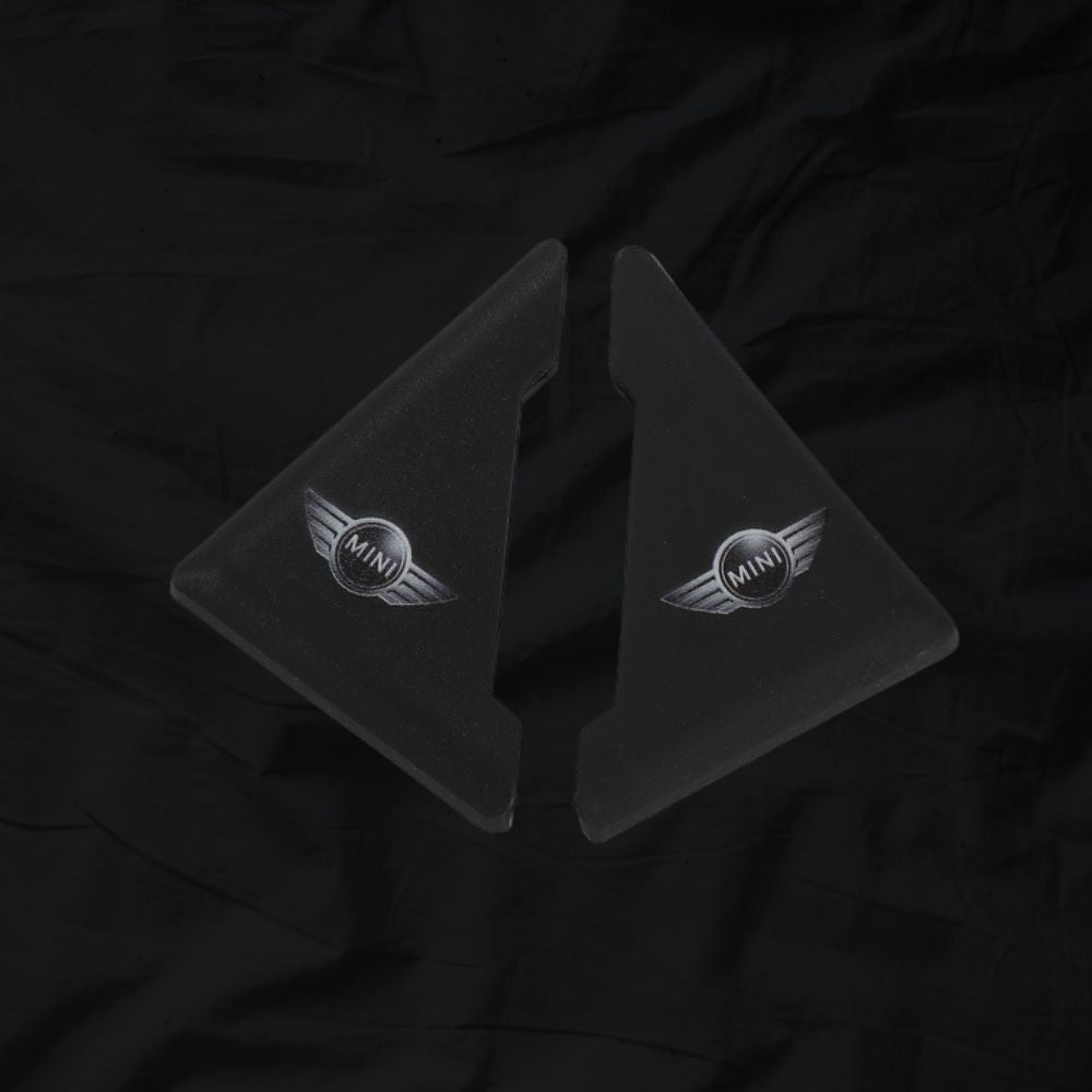 Proteção de canto da porta com Logótipo Mini borracha preto autocolante
