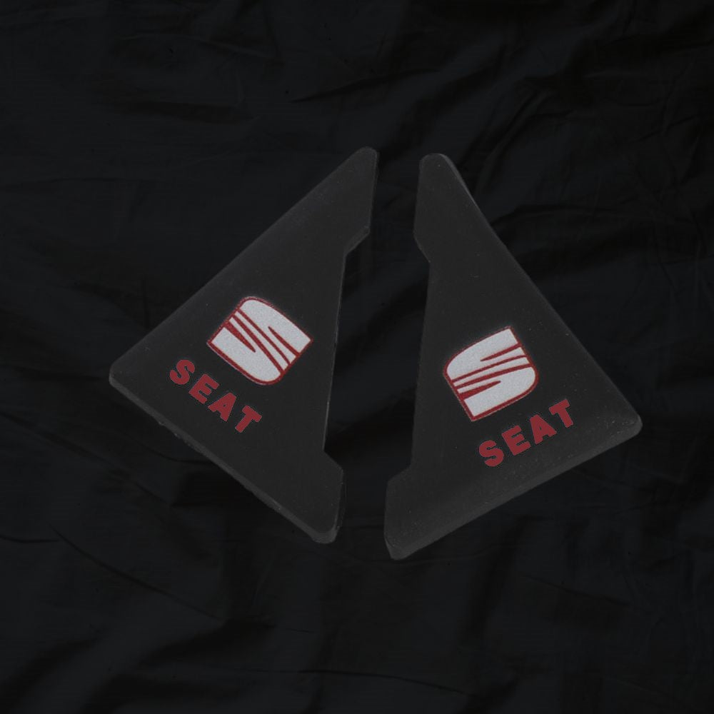 Proteção de canto da porta com Logótipo seat borracha preto autocolante