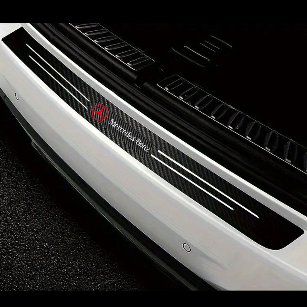 Proteção de Mala com Logótipo efeito fibra de carbono mercedes benz