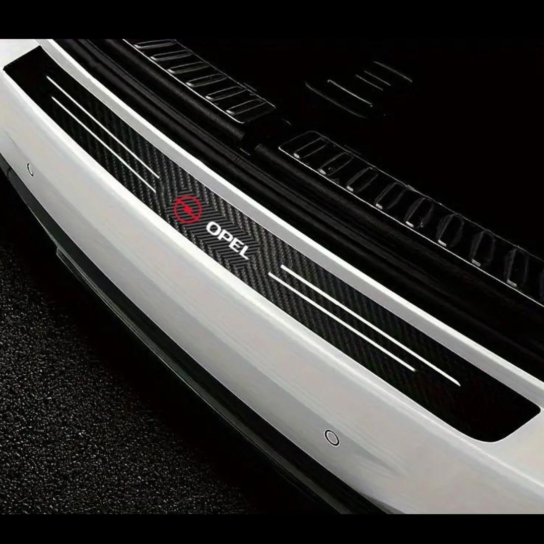 Proteção de Mala com Logótipo efeito fibra de carbono opel