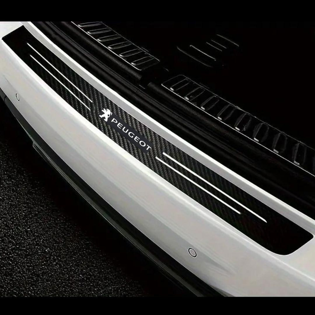 Proteção de Mala com Logótipo efeito fibra de carbono peugeot