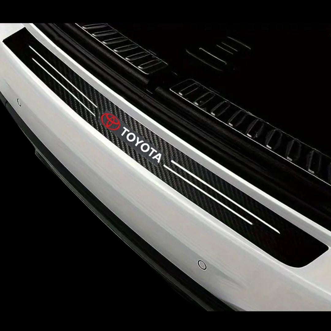 Proteção de Mala com Logótipo efeito fibra de carbono toyota