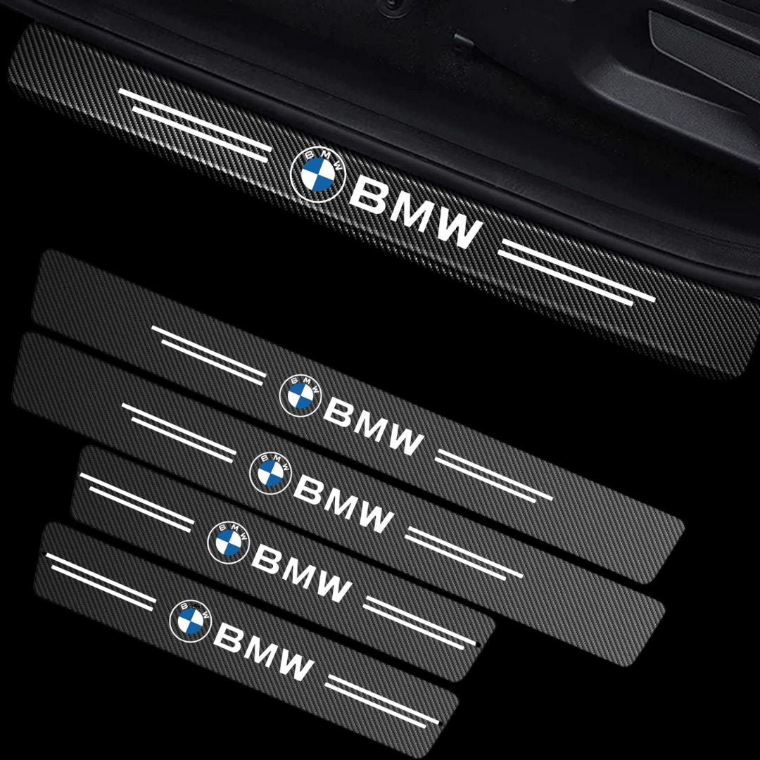 Proteção Soleiras Logótipo BMW para proteger o interior do carro automóvel