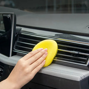 Aplicador simples para limpeza interior e exterior automóvel ideal para cera, polimento, selante