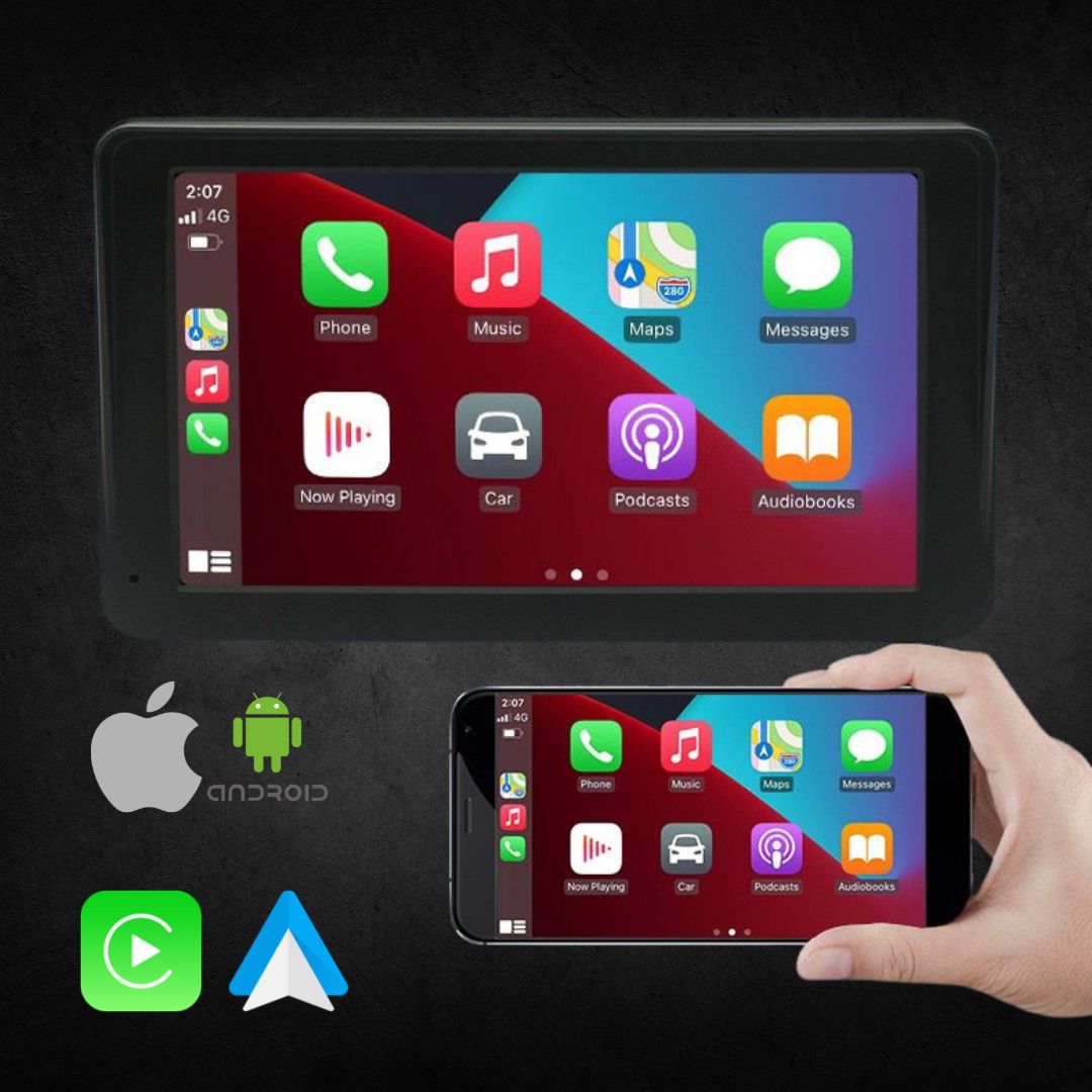 Auto Mobile Raido Auto Rádio Portátil - Android Auto e CarPlay – Tec2GO