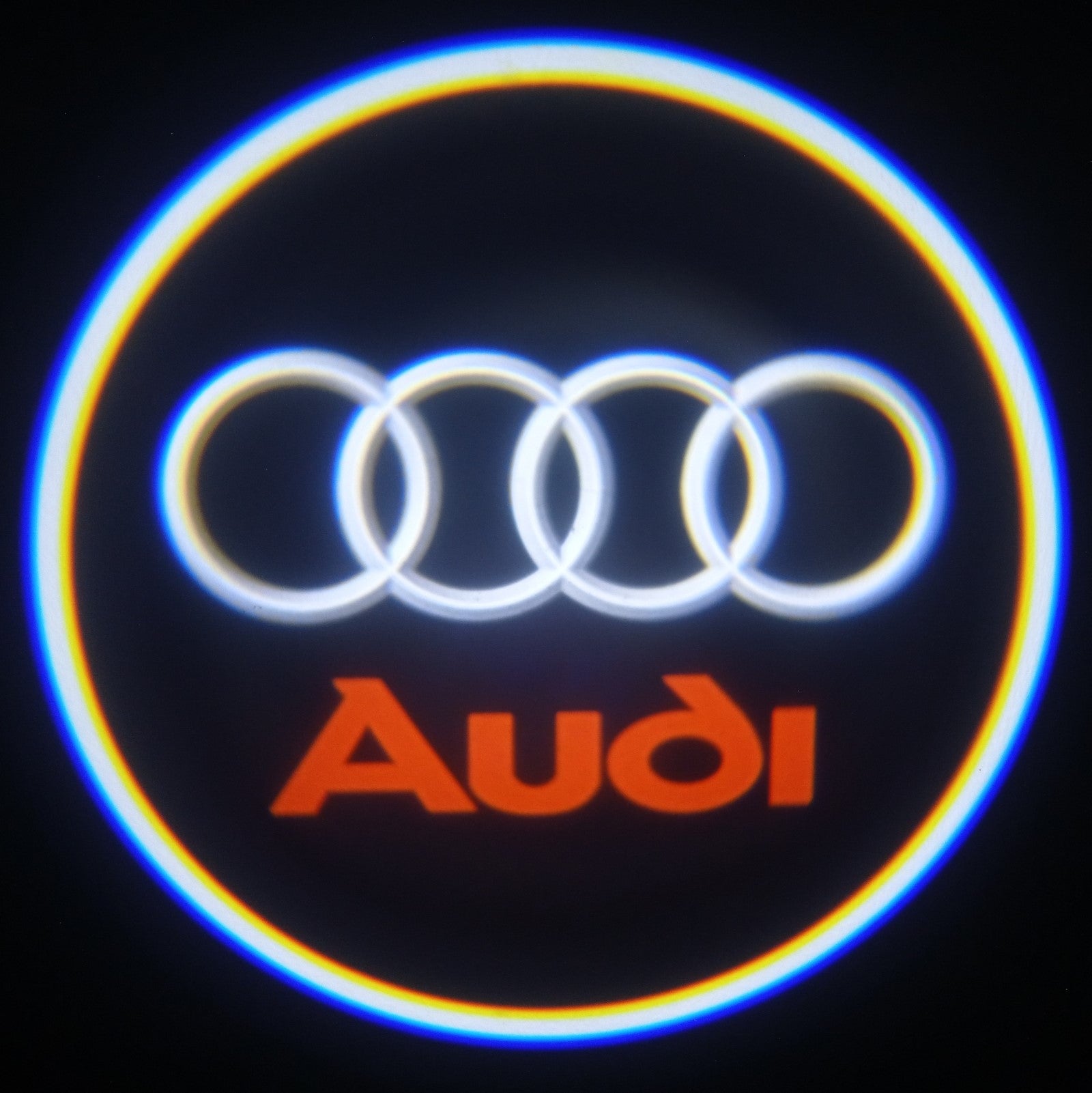 Luzes Cortesia com Logotipo marca Audi