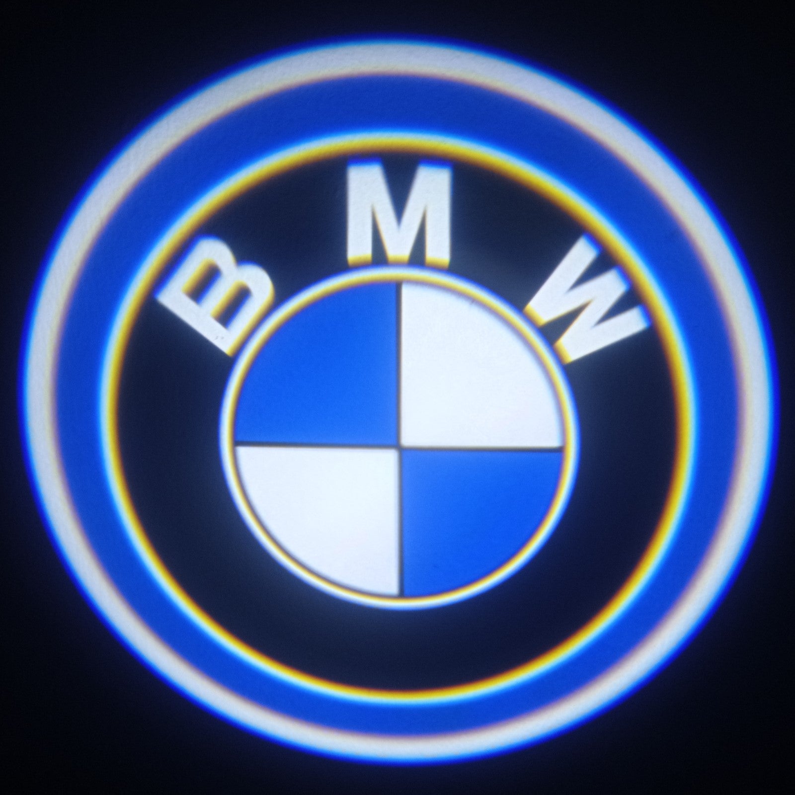 Luzes Cortesia com Logotipo marca BMW