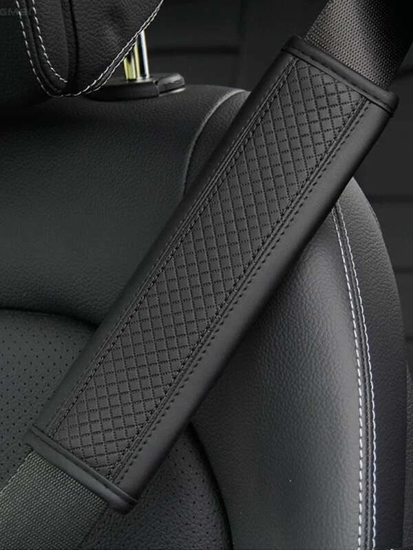 Capa Proteção para Cinto costuras pretas personalização automóvel