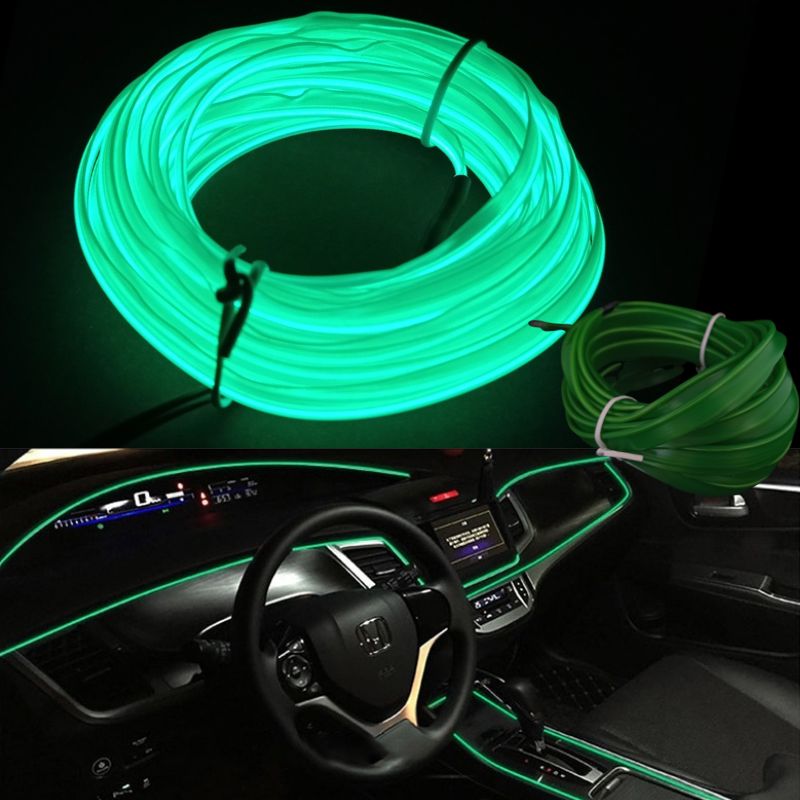 Fio Néon Flexível para Carro Automóvel Verde