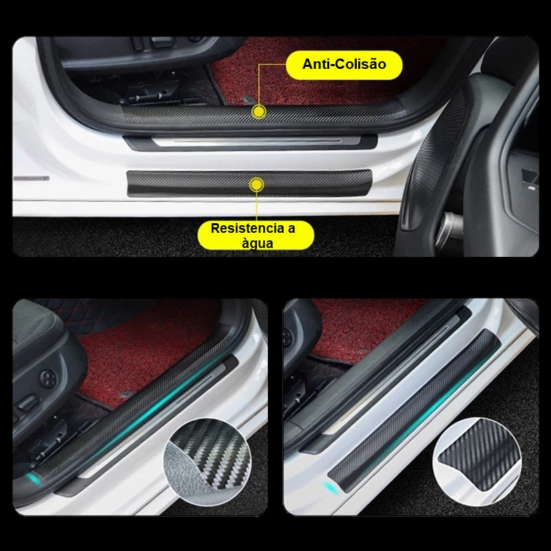 Fita Anti-Riscos Fibra de Carbono para proteger carro automóvel anti-colisão e resistência à água