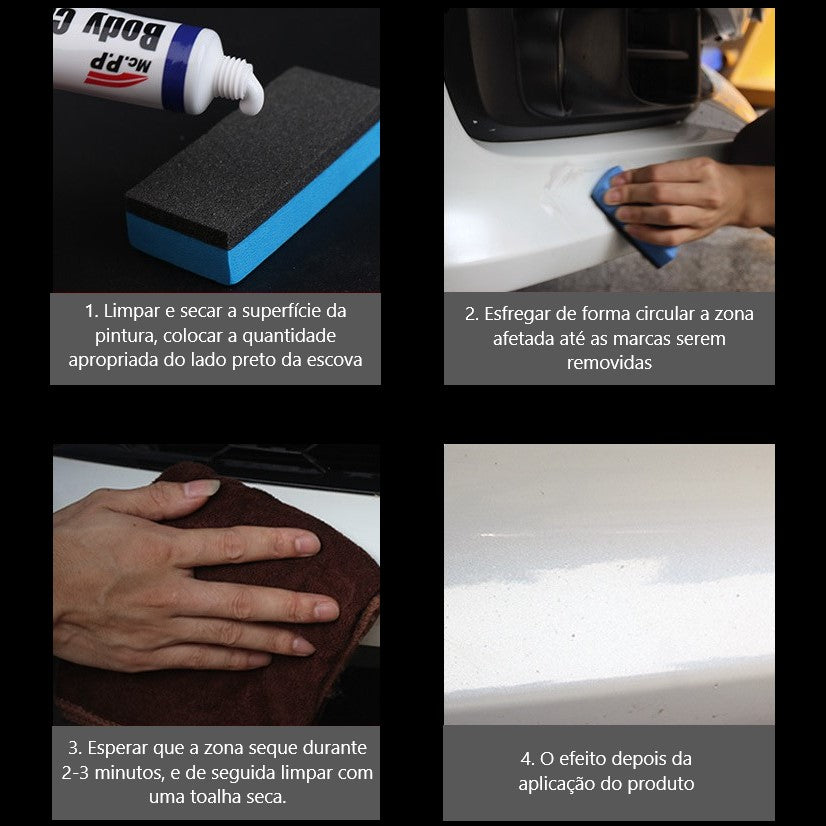 Kit Remoção de Riscos para carro automóvel como usar passo a passo 