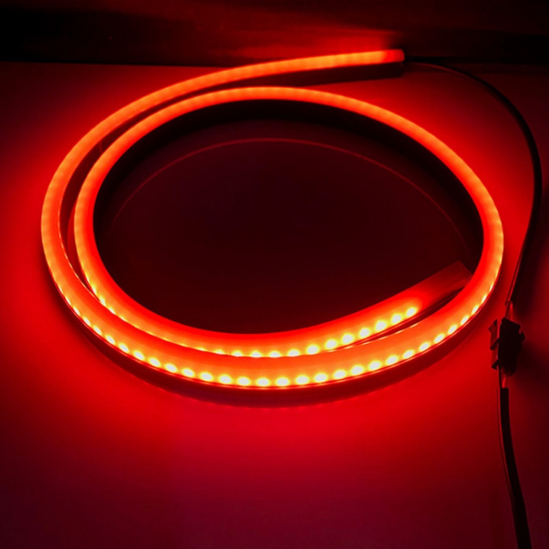 LED Traseiro Superior fita led iluminada em vermelho