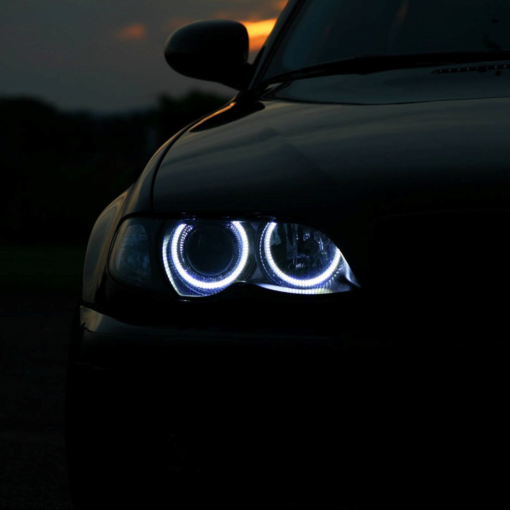 Lâmpada Angel Eyes BMW com tecnologia LED