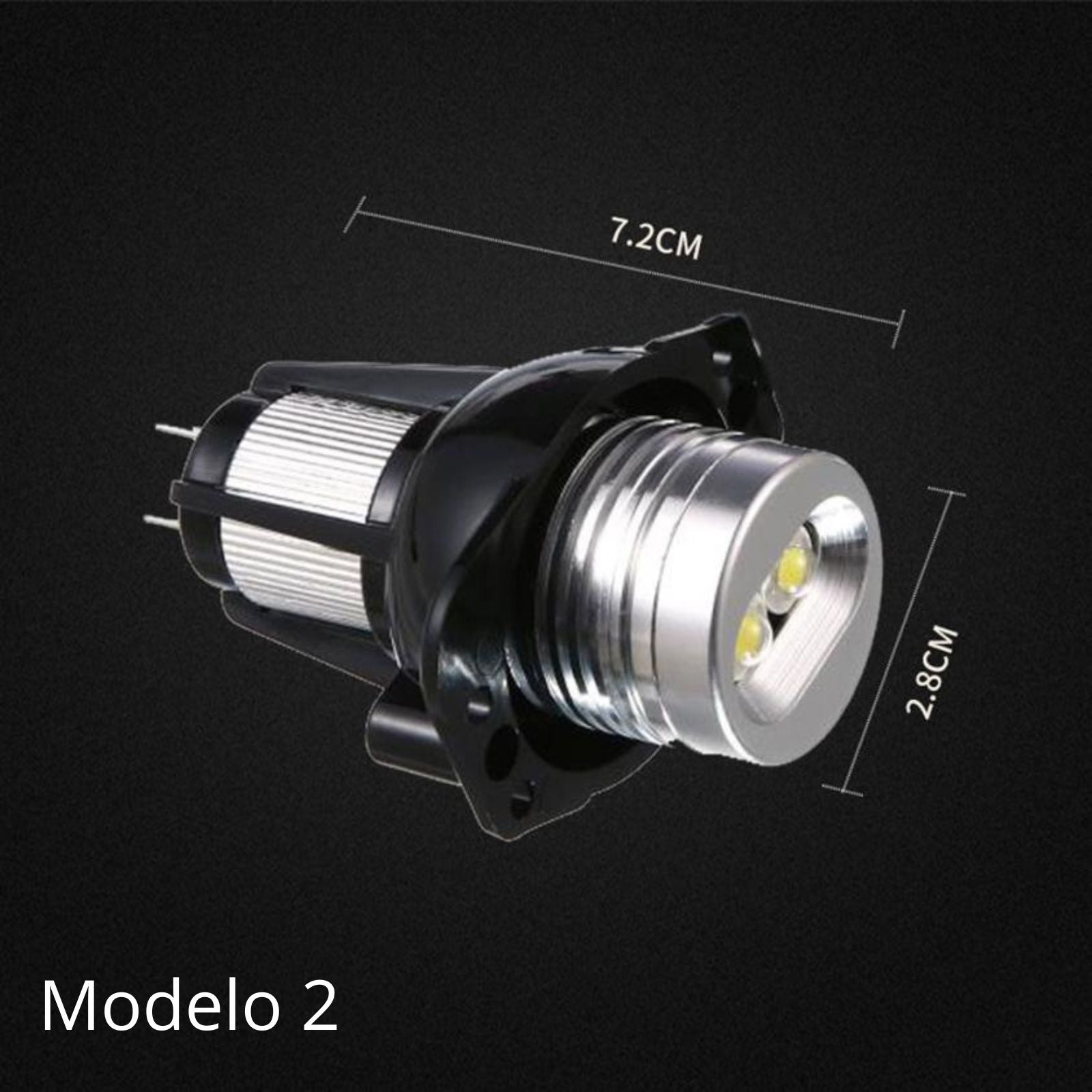 Lâmpada Angel Eyes BMW com tecnologia LED modelo 1 e90, e91