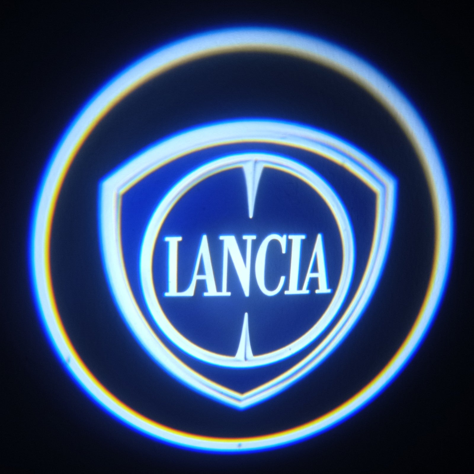Luzes Cortesia com Logotipo marca Lancia