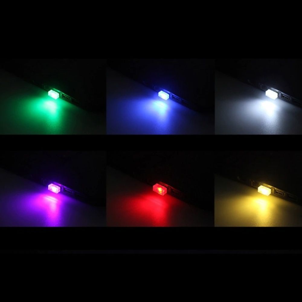 Mini Luz USB RGB iluminação interior varias cores