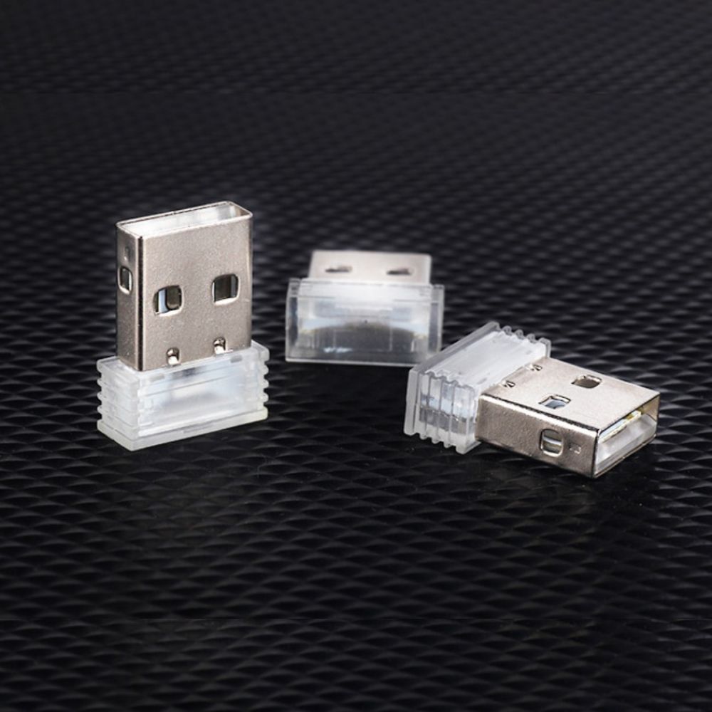 Vista geral do produto mini luz usb rgb