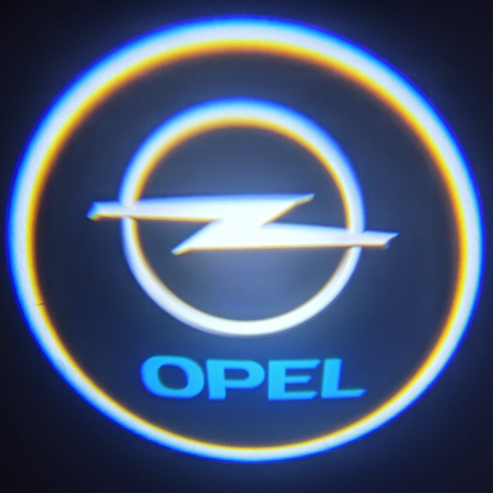 Luzes Cortesia com Logotipo marca Opel