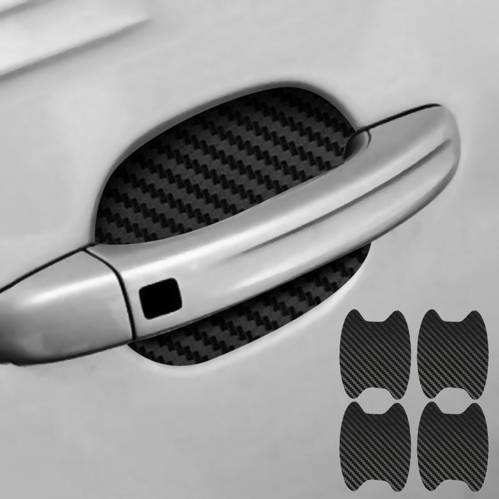 Proteção Autocolantes Anti-Riscos cor preto para puxadores porta carro automóvel