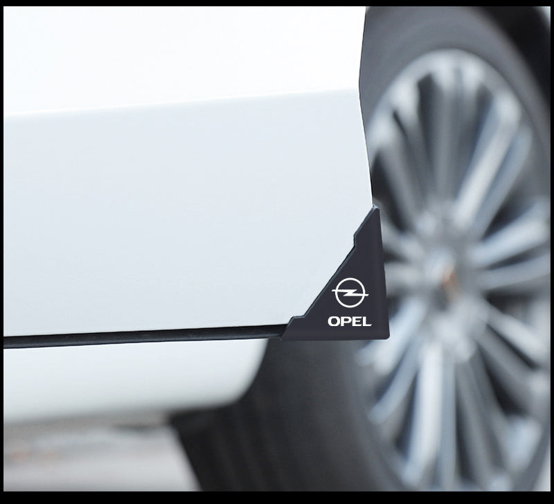 Proteção de canto da porta com Logótipo opel borracha preto autocolante